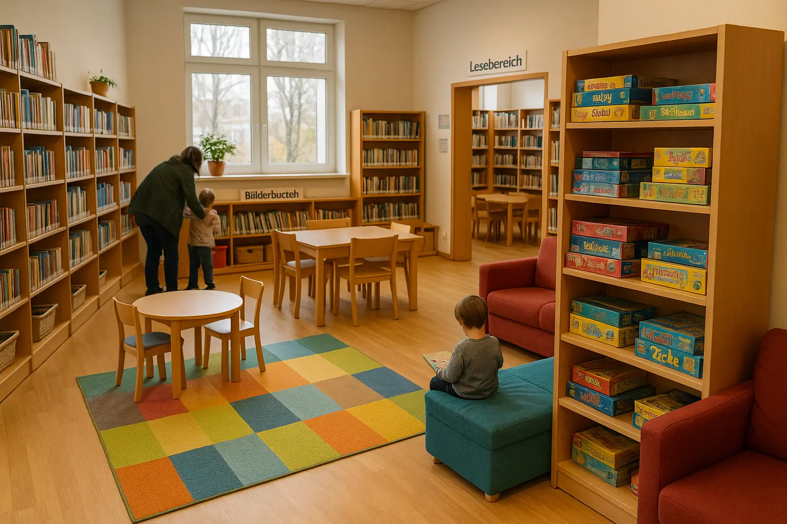 Stadtteilhaus – Spiel- & Leseecke