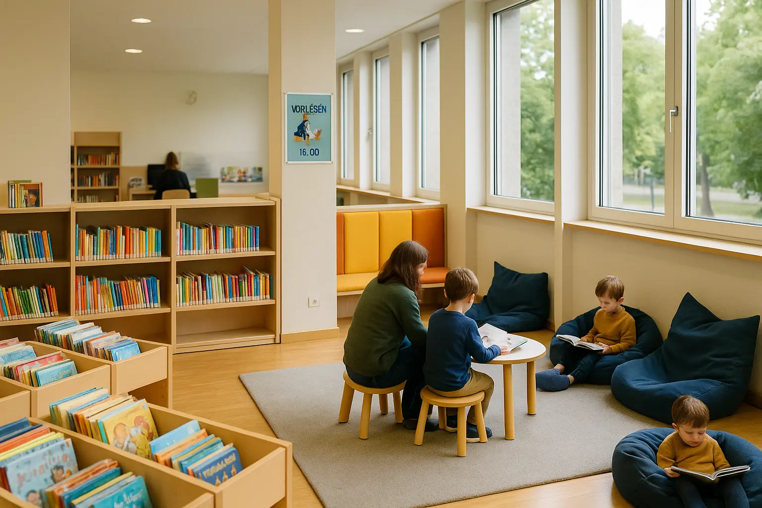 Bücherhalle mit Kinderbereich – Altona/Schanze