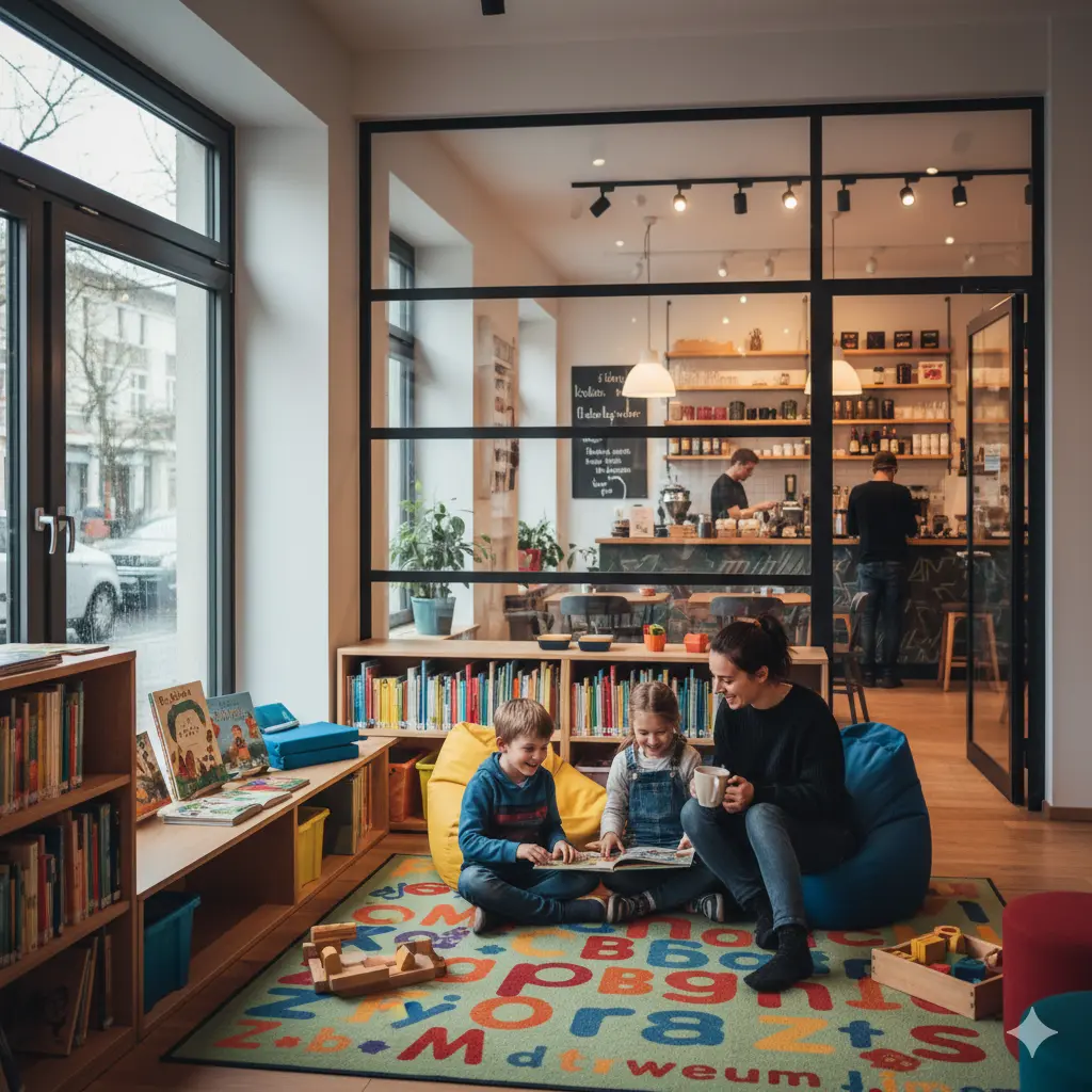 Bücherhalle & Kakao